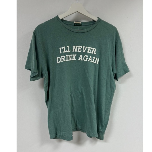 MOTHER ‘I’ll Never Drink Again’ Tee Shirt. - Picture 4 of 4